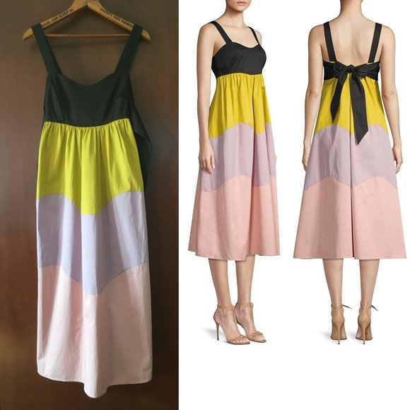 kate spade Dresses & Skirts - Kate Spade colorblock tie-back dress S